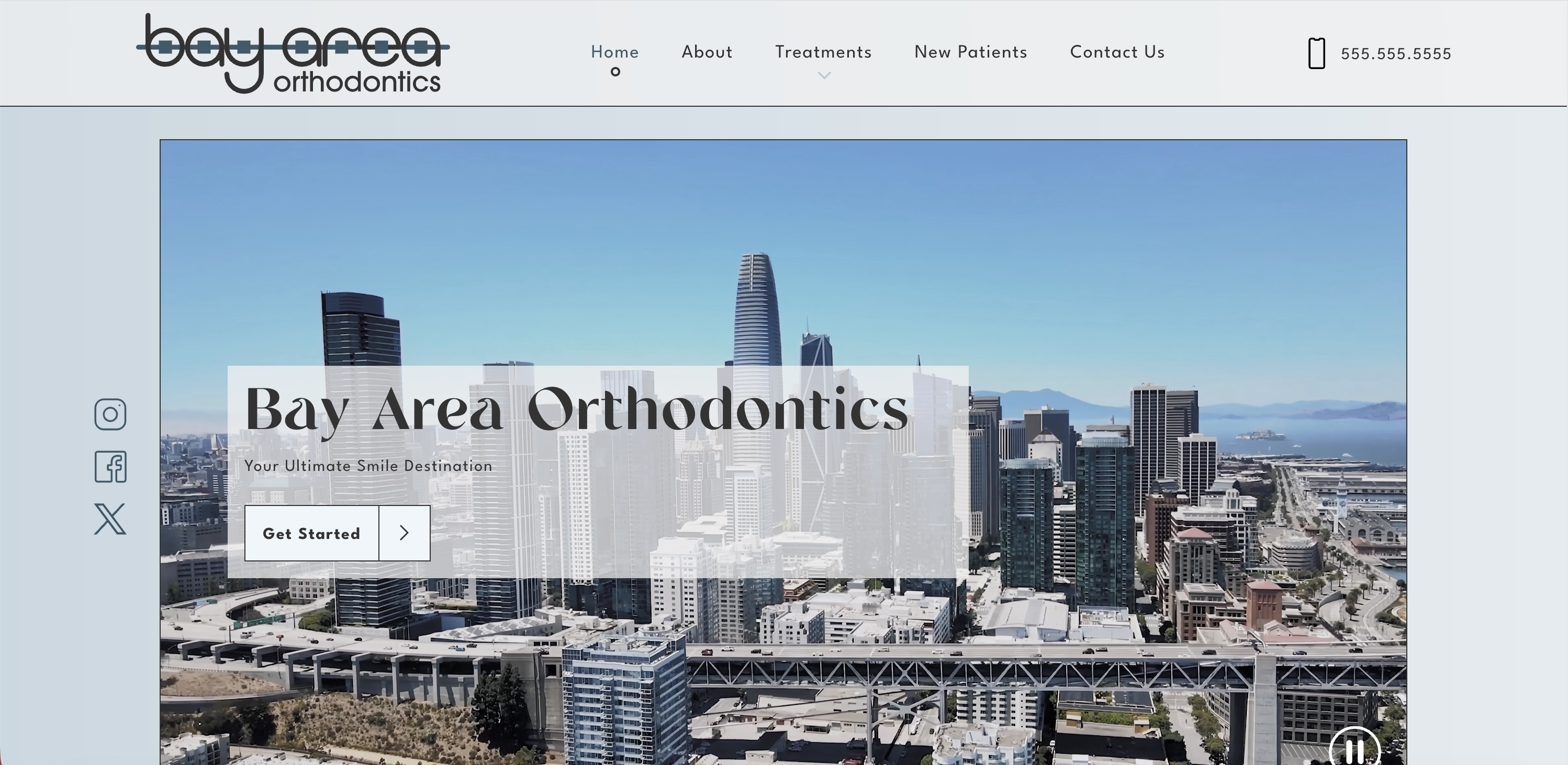 Bay Area Ortho website (opens in a new tab)