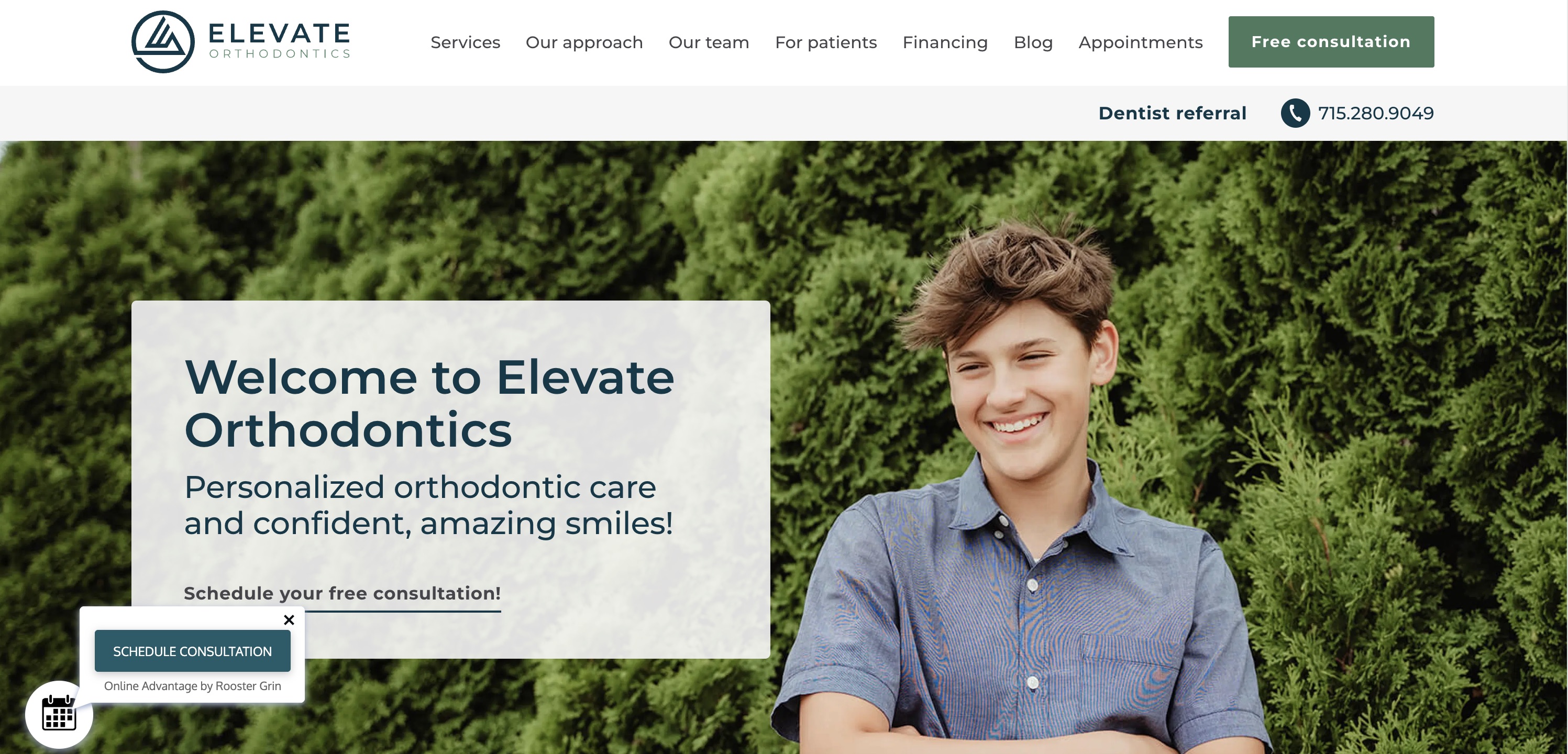 Elevate Orthodontics website (opens in a new tab)